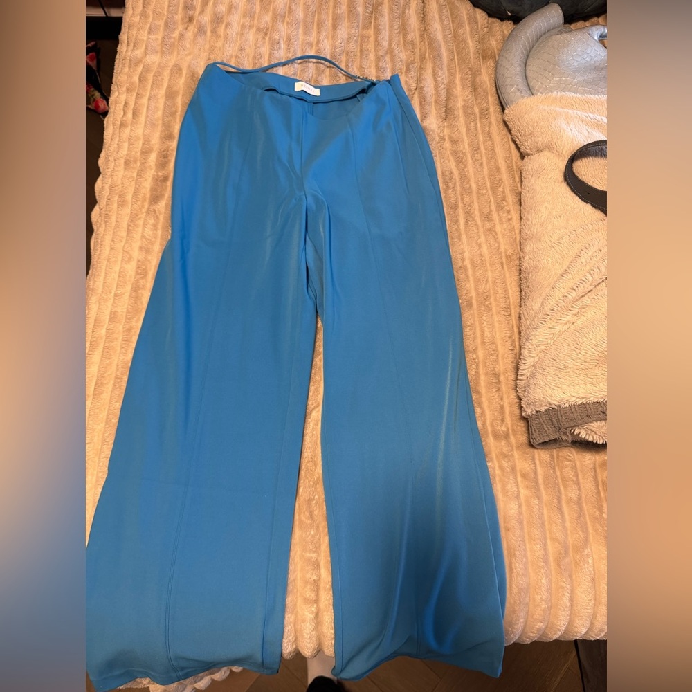 Meshki Vibrant Blue Wide Leg Pants